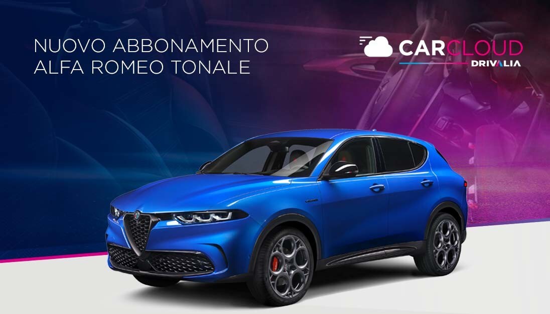 Alfa Romeo Tonale sarà disponibile in abbonamento CarCloud di Drivalia