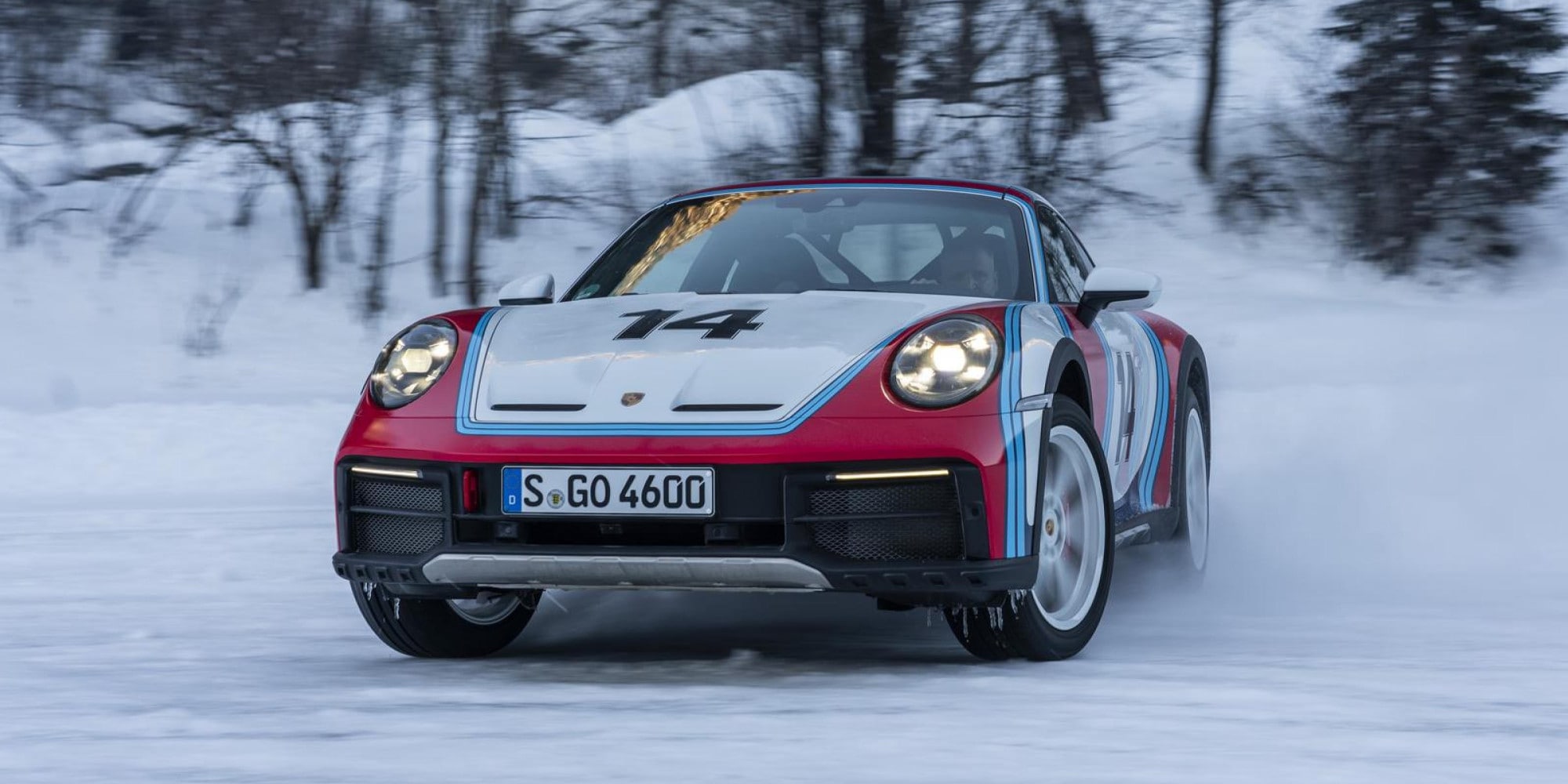 Porsche 911 Dakar, fantastica regina su neve e ghiaccio