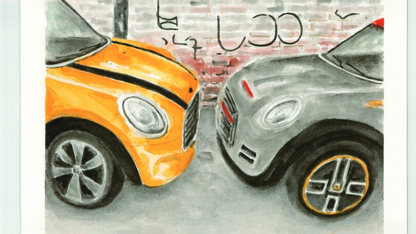 Mini Big Love, i dipinti della mostra "Baci"