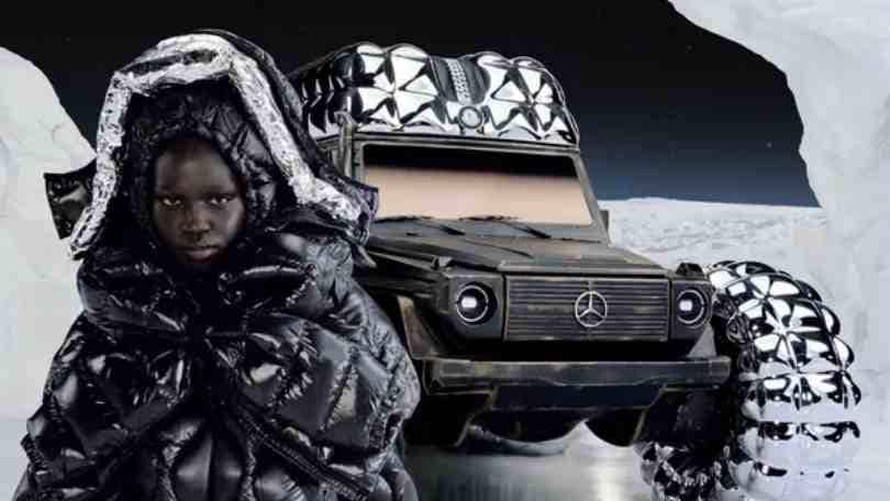 Mercedes e Moncler, ecco l'auto pensata per viaggiare sulla Luna