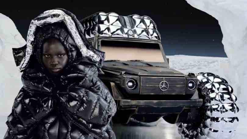 Mercedes e Moncler, ecco l'auto pensata per viaggiare sulla Luna