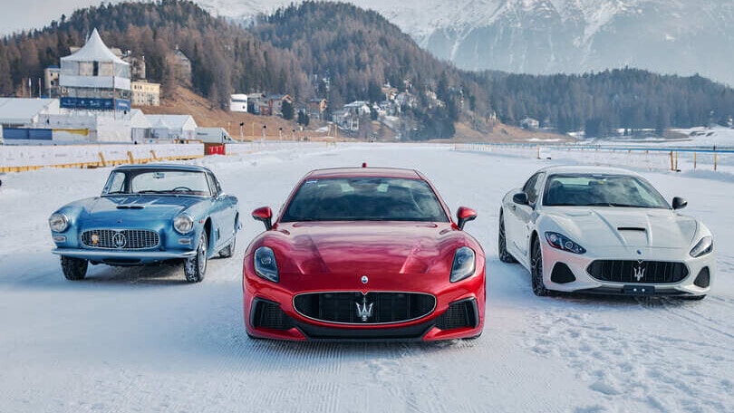 Maserati regina del ghiaccio a St. Moritz