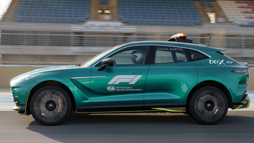 Aston Martin DBX707, la nuova Medical Car 2023 della F1