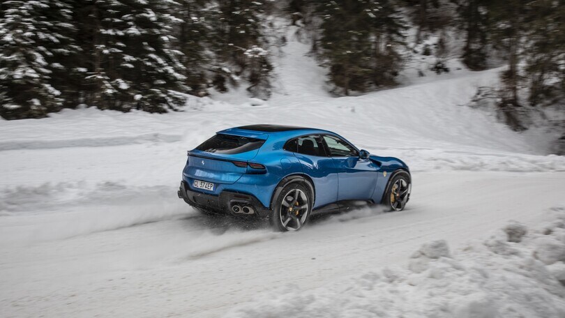 Ferrari Purosangue, la prova su strada