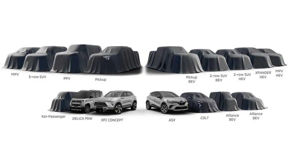 Mitsubishi, i nuovi modelli in arrivo nei prossimi tre anni
