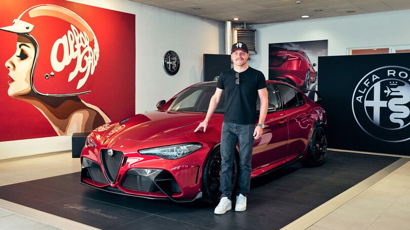 Valtteri Bottas, sua una delle 500 Alfa Romeo Giulia GTAm