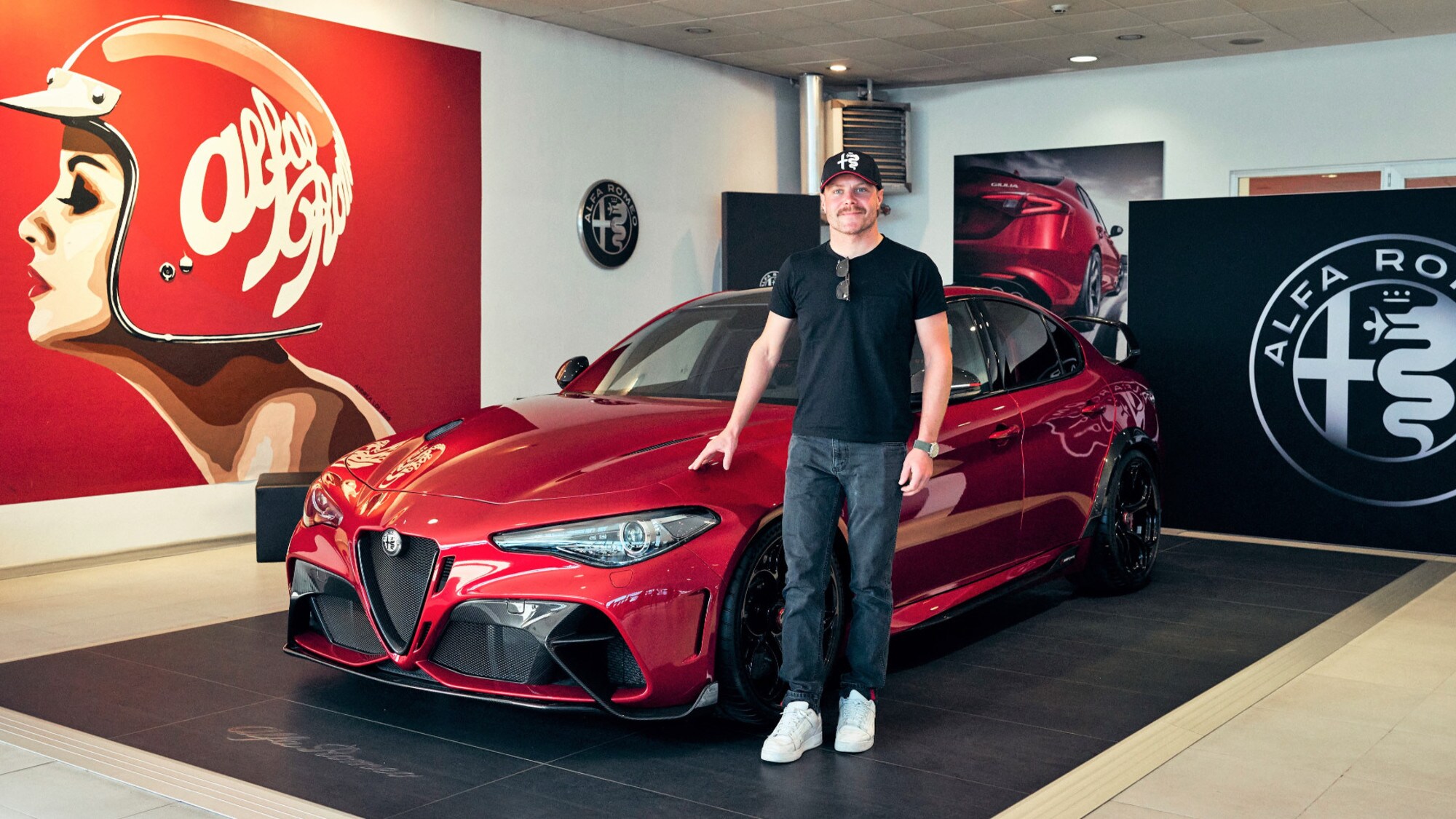 Valtteri Bottas, sua una delle 500 Alfa Romeo Giulia GTAm
