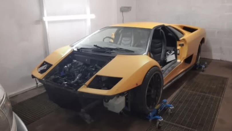 Lamborghini, la Diablo ritrovata in un capannone nel Regno Unito