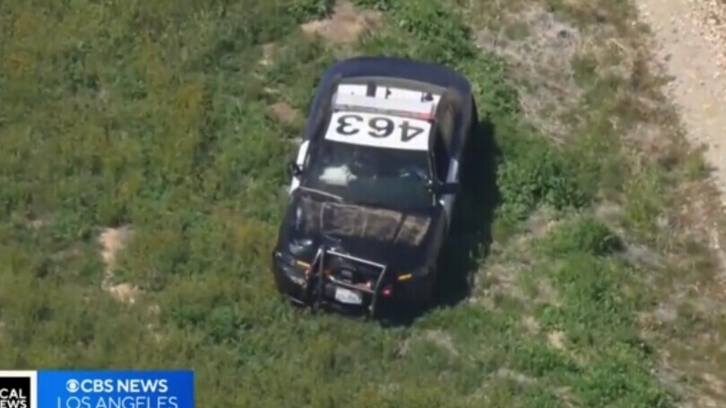 Ruba un'auto della polizia, poi si lancia fuori in corsa: fuga shock negli USA