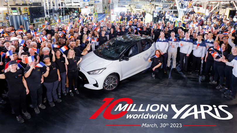 Toyota Yaris, mito da 10 milioni