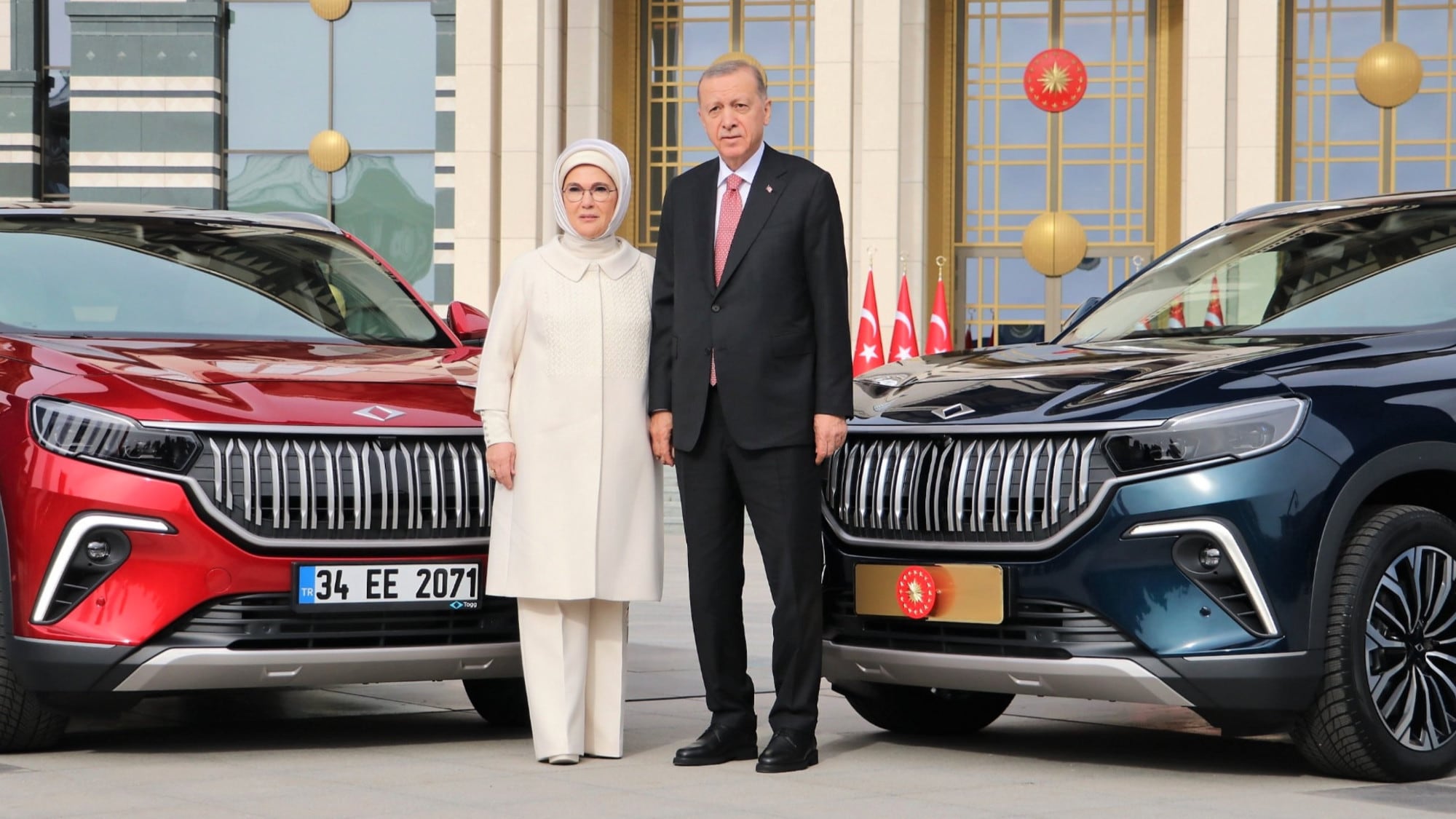 Togg T10X, il primo Suv elettrico turco consegnato a Erdogan