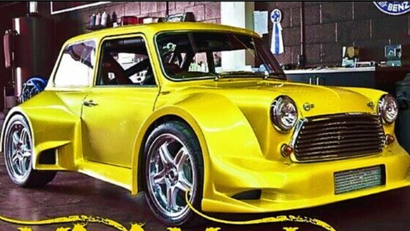 Mini Cooper 1970, 390 CV grazie al motore Honda turbo!