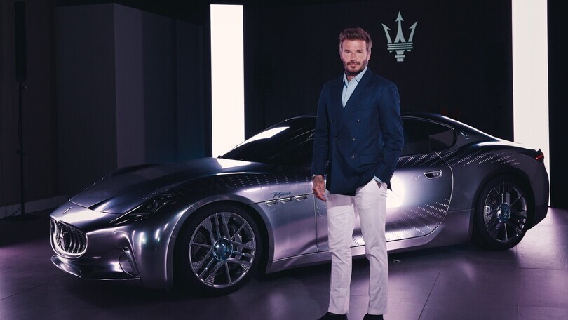 David Beckham protagonista alla Milano Design Week con Maserati