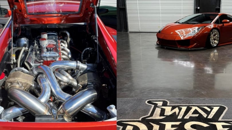 Avete mai visto una Lamborghini con motore Diesel? Eccola!