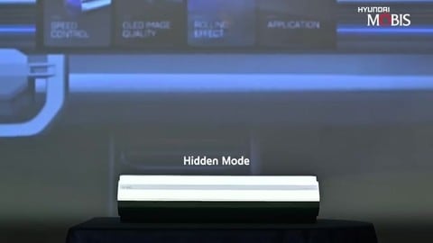 Hyundai presenta il display che si arrotola