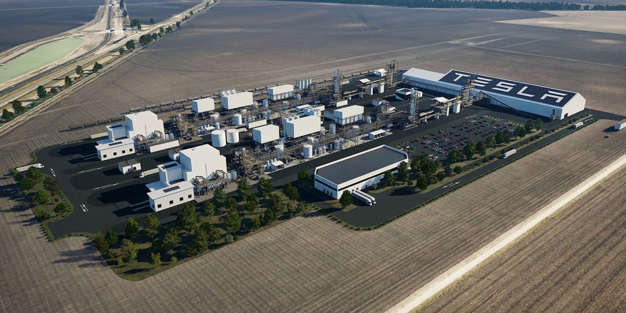 Tesla, produzione di litio in Texas nella fabbrica da 1 milione di batterie
