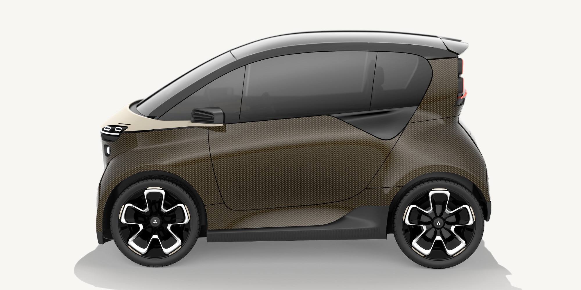 Liux Geko, micro EV sostenibile con struttura in fibra vegetale