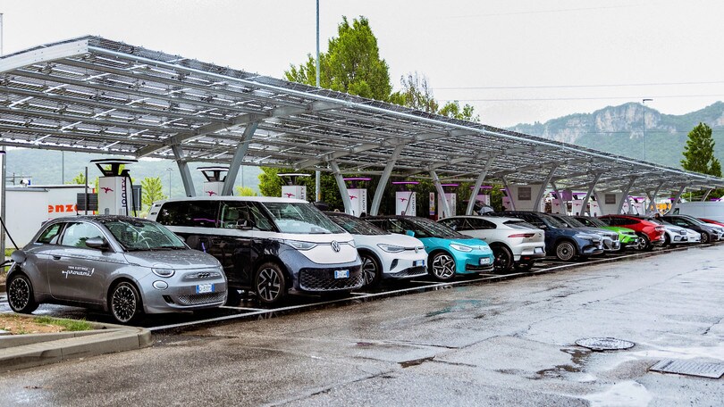 Ionity, inaugurata la stazione di Affi: è la più grande d'Europa