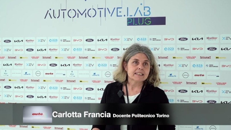 Carlotta Francia, docente del Politecnico di Torino, ad AutomotiveLab Plug 2023
