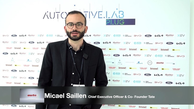 Micael Saillen, CEO e co-founder Tate, ad AutomotiveLab Plug 2023