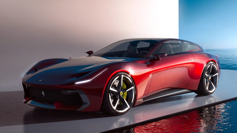 Ferrari SB12 GTC, shooting brake futuristica [render]