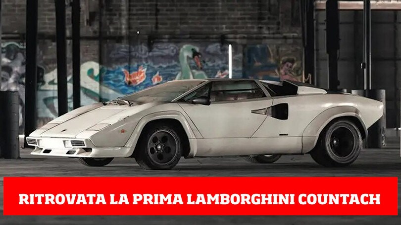 Ritrovata la prima Lamborghini Countach
