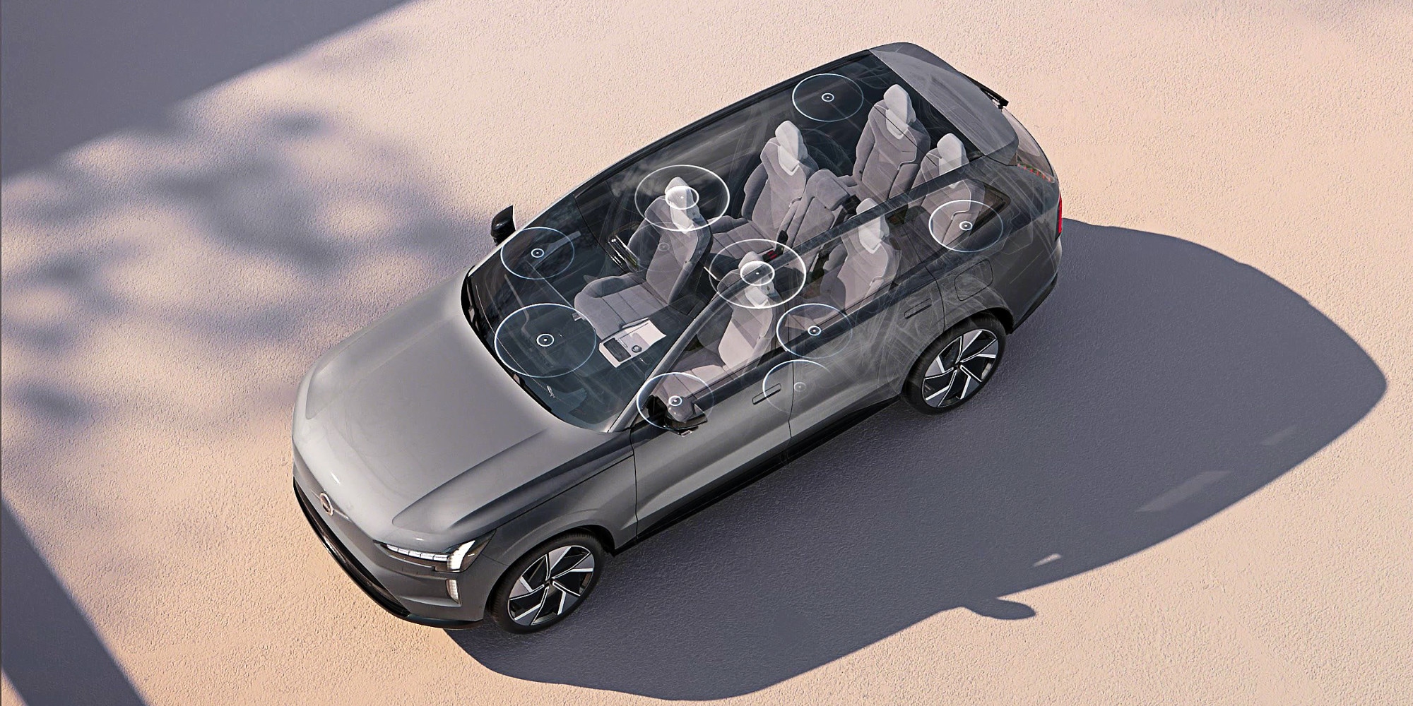 Volvo EX90, vera sala da concerto grazie a Bowers & Wilkins