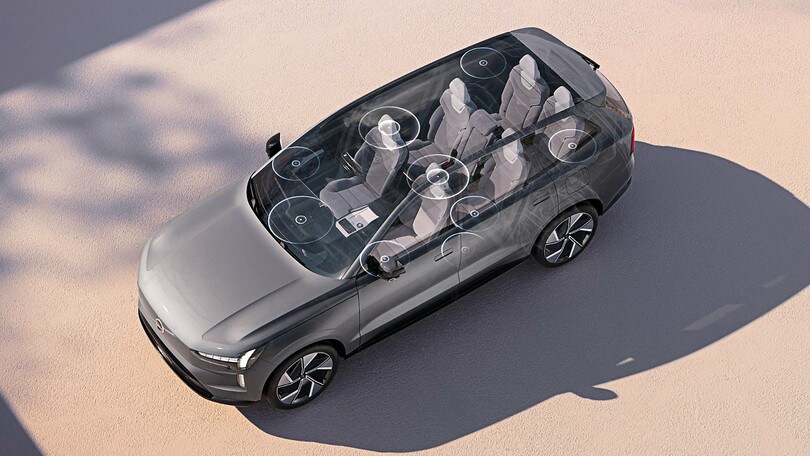 Volvo EX90, vera sala da concerto grazie a Bowers & Wilkins