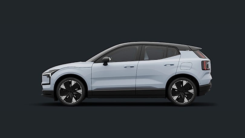Volvo EX30, mostra ancora lo stile e rivela le due soluzioni di batteria