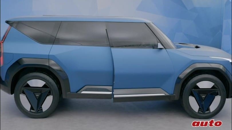 Kia EV9, eccola vista dal vivo