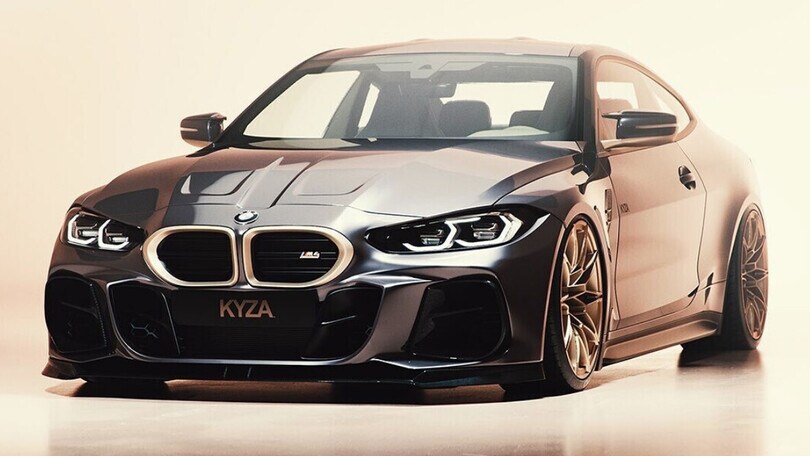 BMW M4 con nuova griglia orizzontale, i render di Khyzyl Saleem