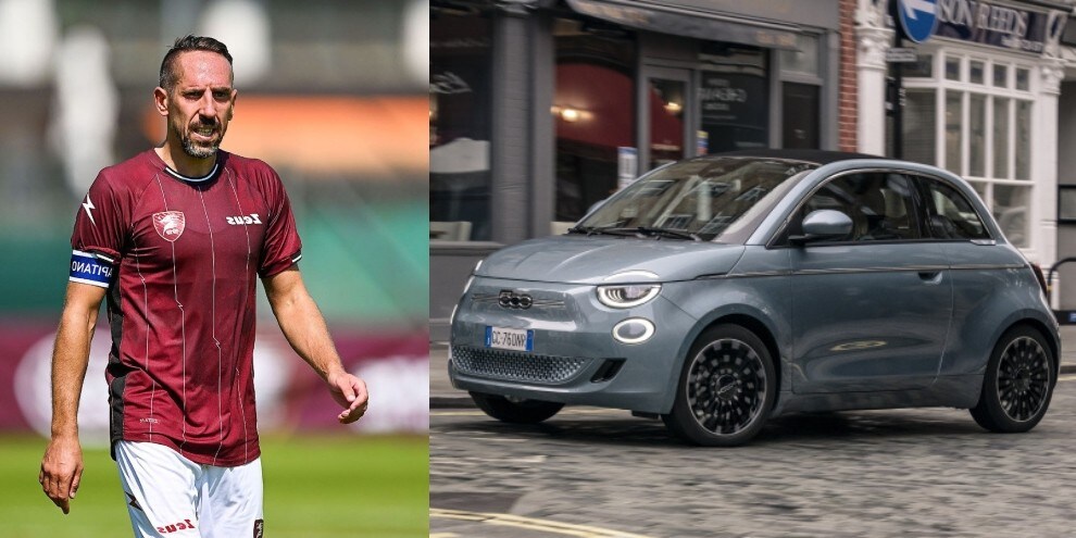 Rubata la Fiat 500 di Franck Ribery mentre faceva shopping a Salerno