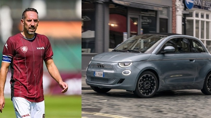 Rubata la Fiat 500 di Franck Ribery mentre faceva shopping a Salerno