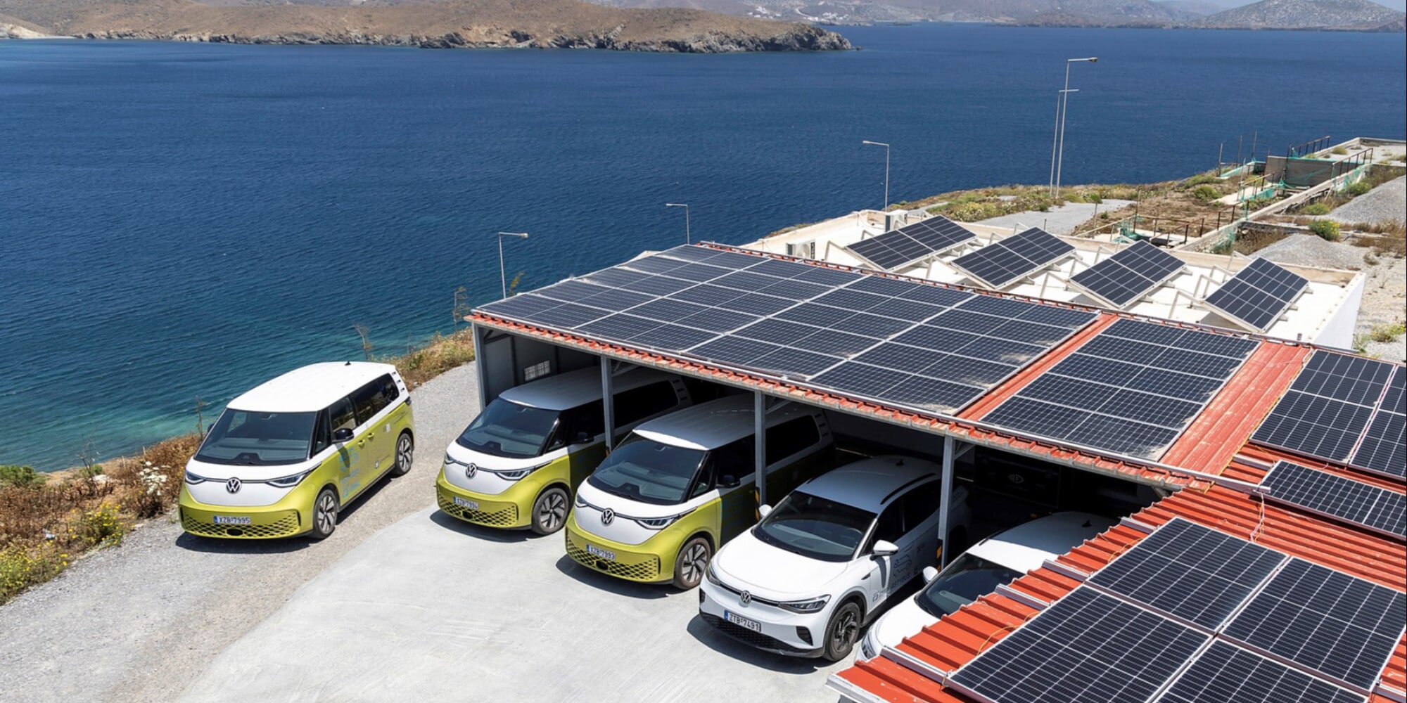 Volkswagen a Stampalia, l'isola "elettrica" greca