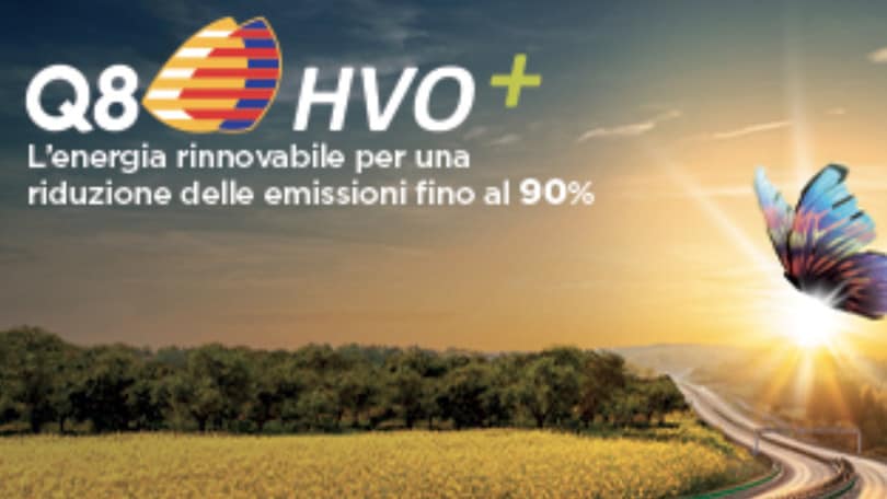 Q8 HVO+, nuovo biocarburante Diesel con meno emissioni