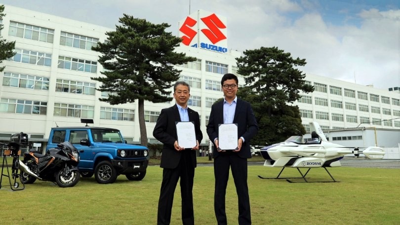 Suzuki, firmato l'accordo con SkyDrive per produrre auto volanti