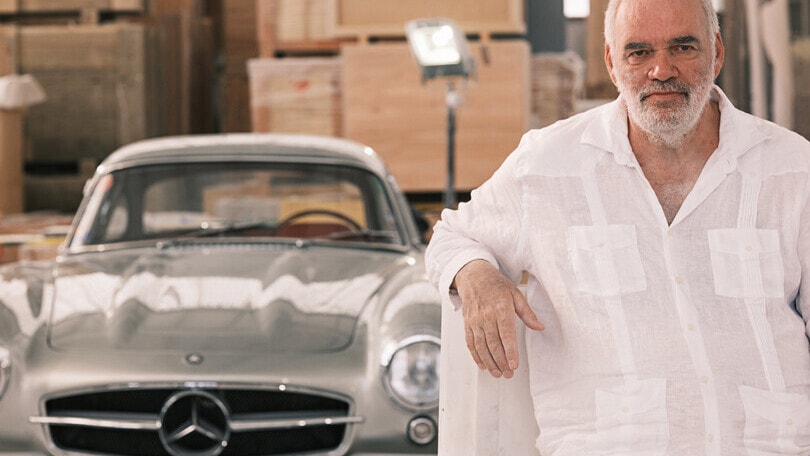 Mercedes 300 SL Gullwing e Pablo Atchugarry