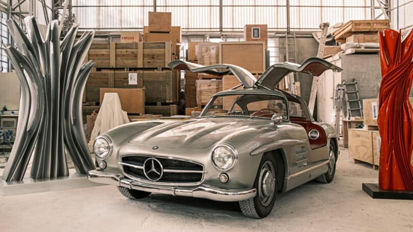 Quando la Mercedes 300 SL Gullwing ispira le opere d'arte