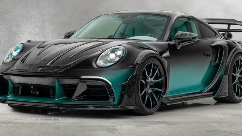 Porsche 911 Turbo S, con Mansory si sale a 900 cv