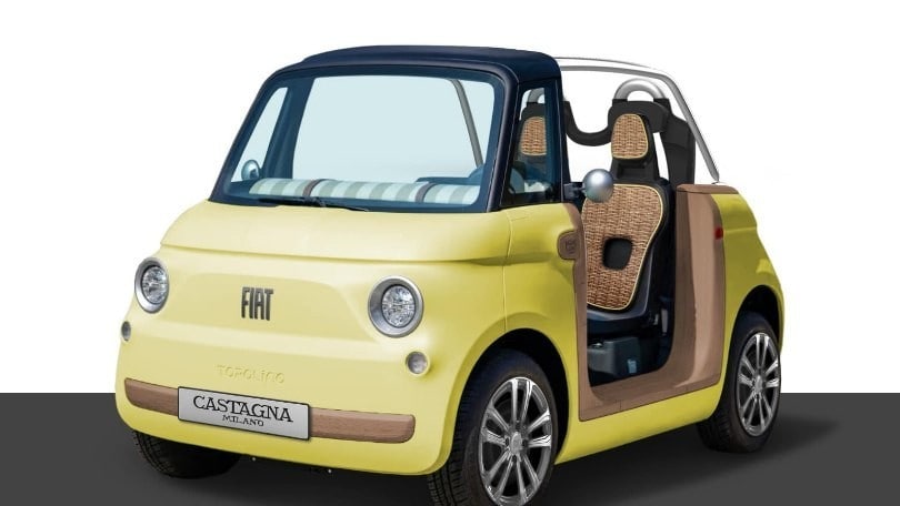 Fiat, la Topolino si trasforma in una spiaggina con tanto di doccia!