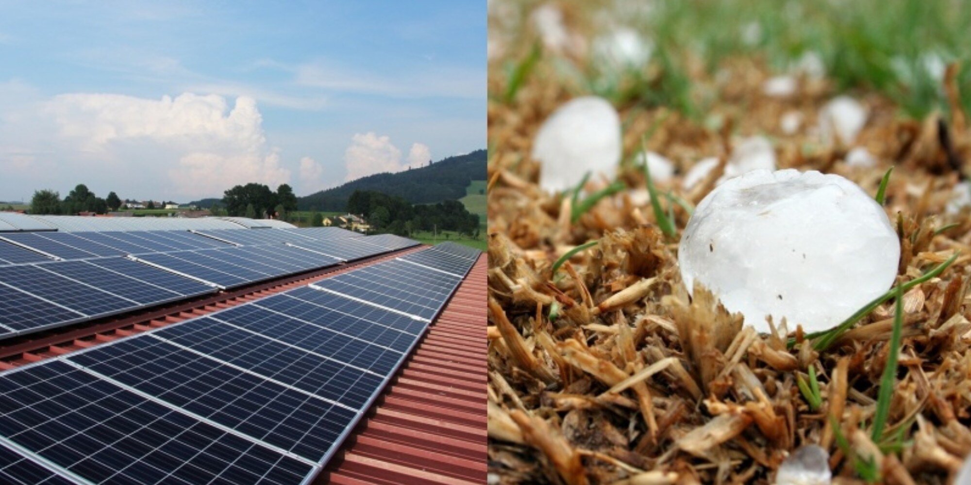 I consigli per proteggere i pannelli fotovoltaici dalla grandine