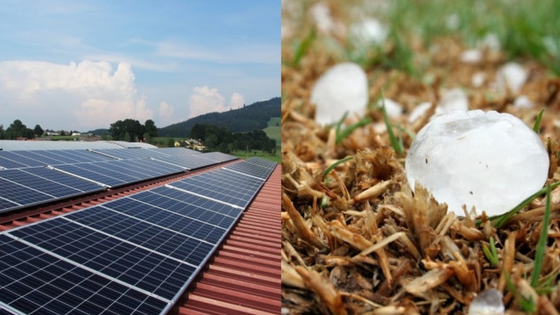 I consigli per proteggere i pannelli fotovoltaici dalla grandine