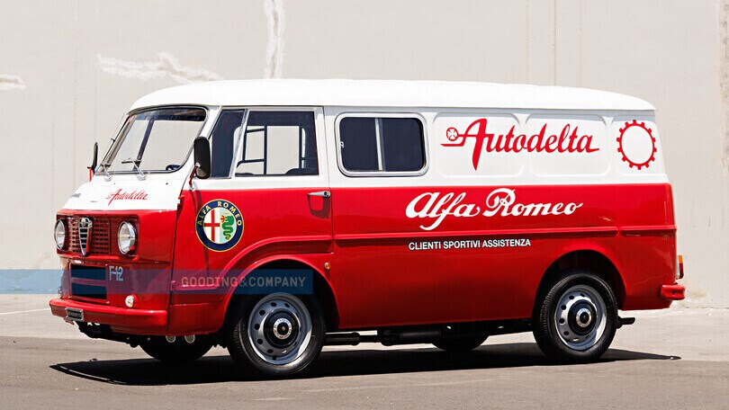 Alfa Romeo F12, all'asta il furgone dedicato al motorsport