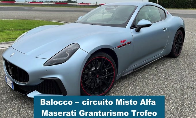 Maserati GranTurismo Trofeo, la prova