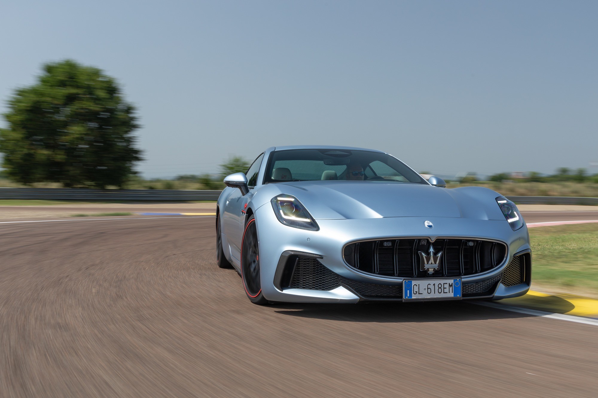 Maserati GranTurismo, la prova in pista al Balocco
