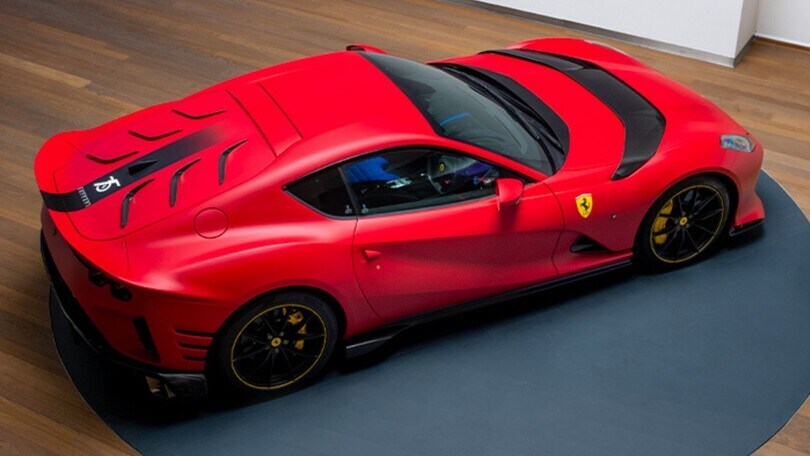 Ferrari 812 Competizione, esemplare speciale ispirato alla F1-75