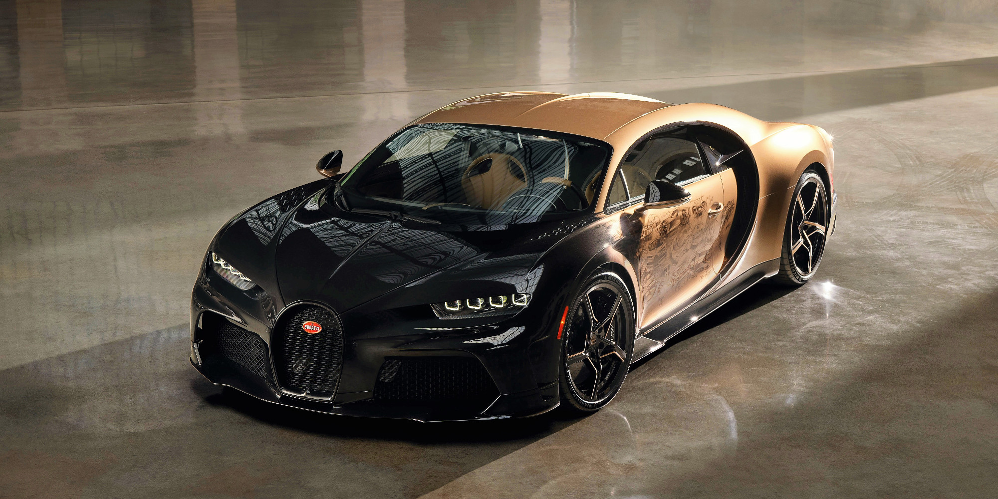 Bugatti Chiron Golden Era, incredibile one-off "d'oro"