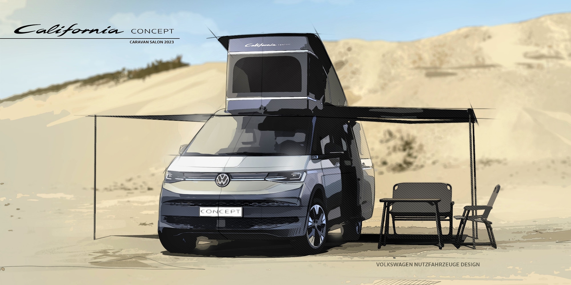 Volkswagen California Concept, camper van del futuro