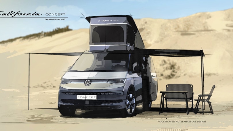 Volkswagen California Concept, camper van del futuro