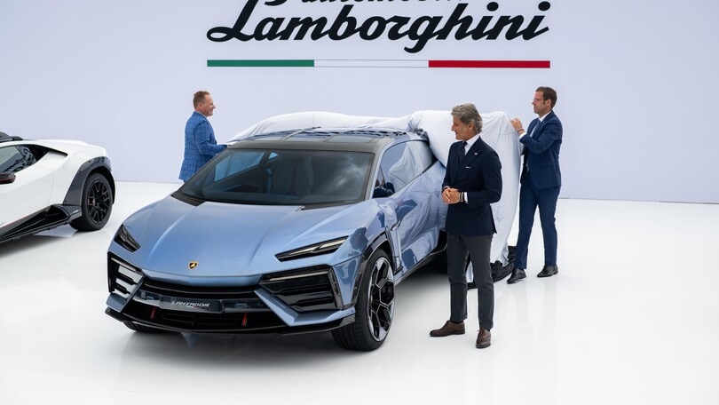 Lamborghini Lanzador, la presentazione della GT elettrica in California